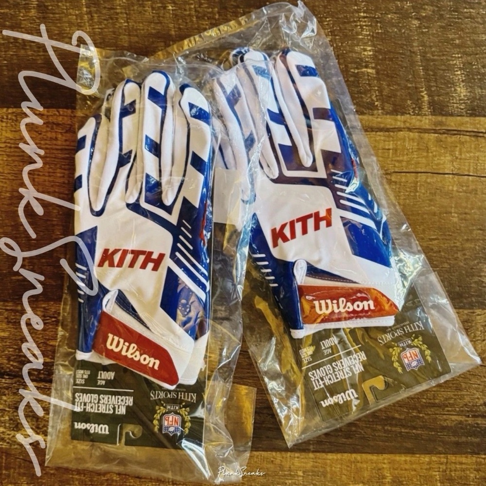 Kith & Wilson for the NFL Receiver Gloves • Royal Red • 2025